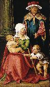 Hans von Kulmbach, Mary Salome and Zebedee with their Sons James the Greater and John the Evangelist
